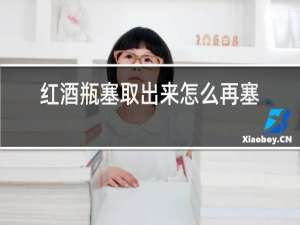 红酒瓶塞取出来怎么再塞进去
