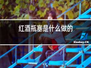 红酒瓶塞是什么做的