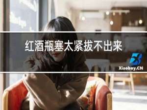 红酒瓶塞太紧拔不出来