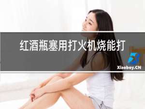 红酒瓶塞用打火机烧能打开吗