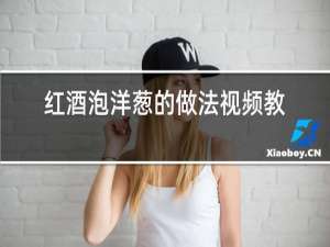 红酒泡洋葱的做法视频教程