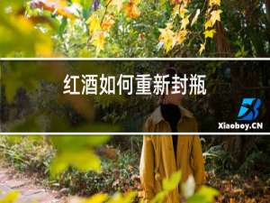 红酒如何重新封瓶