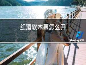 红酒软木塞怎么开