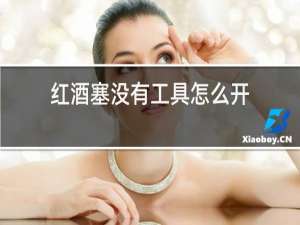 红酒塞没有工具怎么开