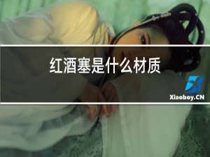 红酒塞是什么材质