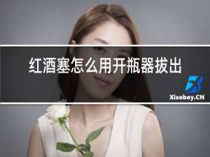 红酒塞怎么用开瓶器拔出来