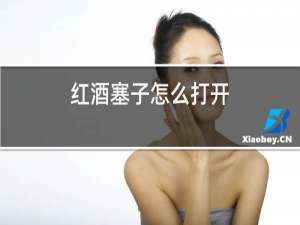 红酒塞子怎么打开