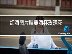 红酒图片唯美酒杯玫瑰花