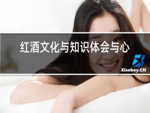 红酒文化与知识体会与心得