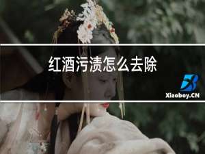 红酒污渍怎么去除