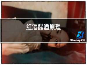红酒醒酒原理