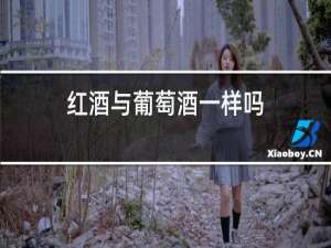 红酒与葡萄酒一样吗?有什么区别