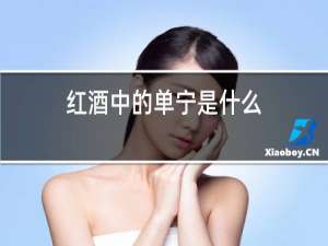红酒中的单宁是什么