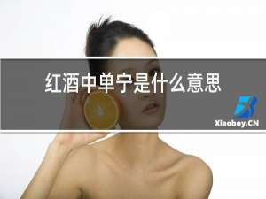红酒中单宁是什么意思