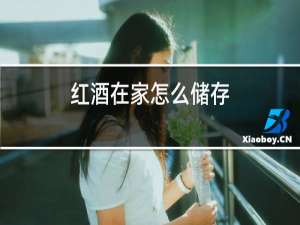 红酒在家怎么储存