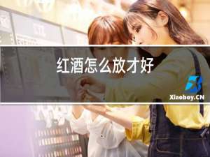红酒怎么放才好