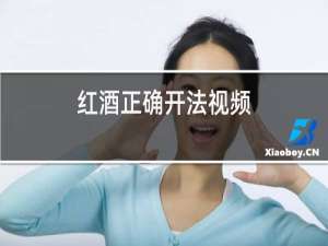 红酒正确开法视频