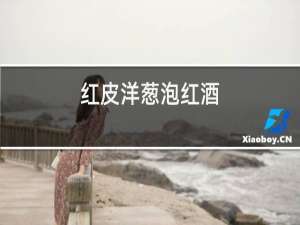 红皮洋葱泡红酒