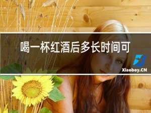 喝一杯红酒后多长时间可以开车