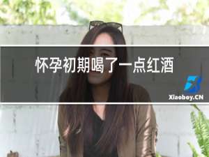 怀孕初期喝了一点红酒
