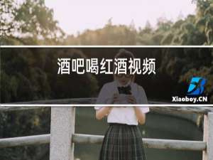 酒吧喝红酒视频