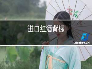 进口红酒背标
