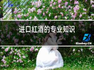 进口红酒的专业知识