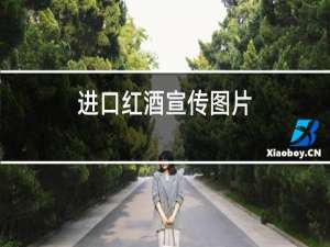 进口红酒宣传图片