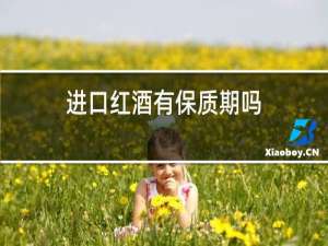 进口红酒有保质期吗