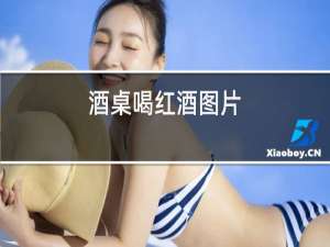 酒桌喝红酒图片