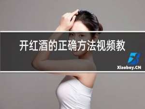开红酒的正确方法视频教程