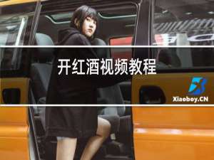 开红酒视频教程