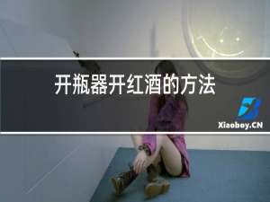 开瓶器开红酒的方法