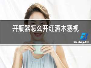 开瓶器怎么开红酒木塞视频