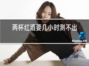 两杯红酒要几小时测不出酒精含量