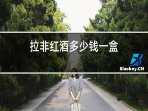 拉非红酒多少钱一盒