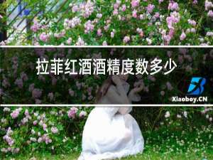 拉菲红酒酒精度数多少