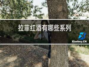 拉菲红酒有哪些系列