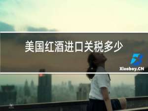 美国红酒进口关税多少