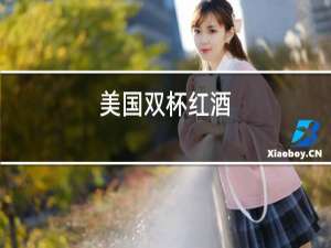 美国双杯红酒