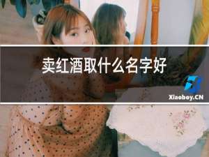 卖红酒取什么名字好