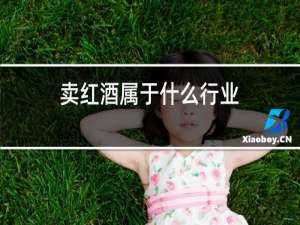 卖红酒属于什么行业