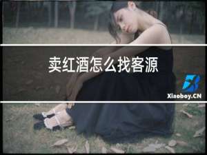 卖红酒怎么找客源