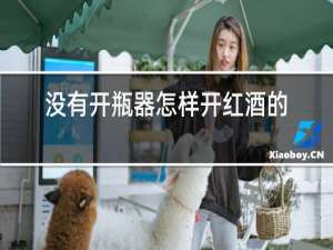 没有开瓶器怎样开红酒的木塞