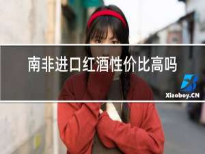 南非进口红酒性价比高吗?