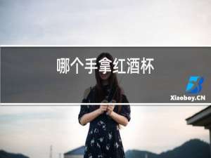 哪个手拿红酒杯