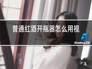 普通红酒开瓶器怎么用视频