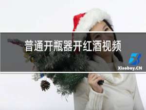 普通开瓶器开红酒视频