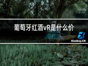 葡萄牙红酒vR是什么价格