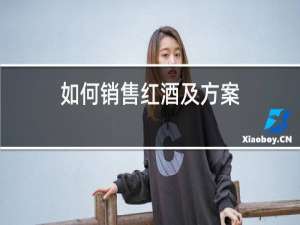 如何销售红酒及方案